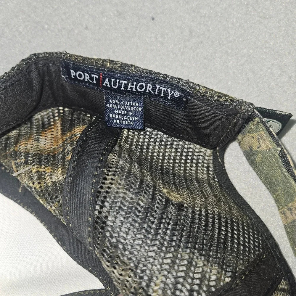 Port Authority Mossy Oak Cossitt Concrete Products Trucker Hat Camo OSFA NWT